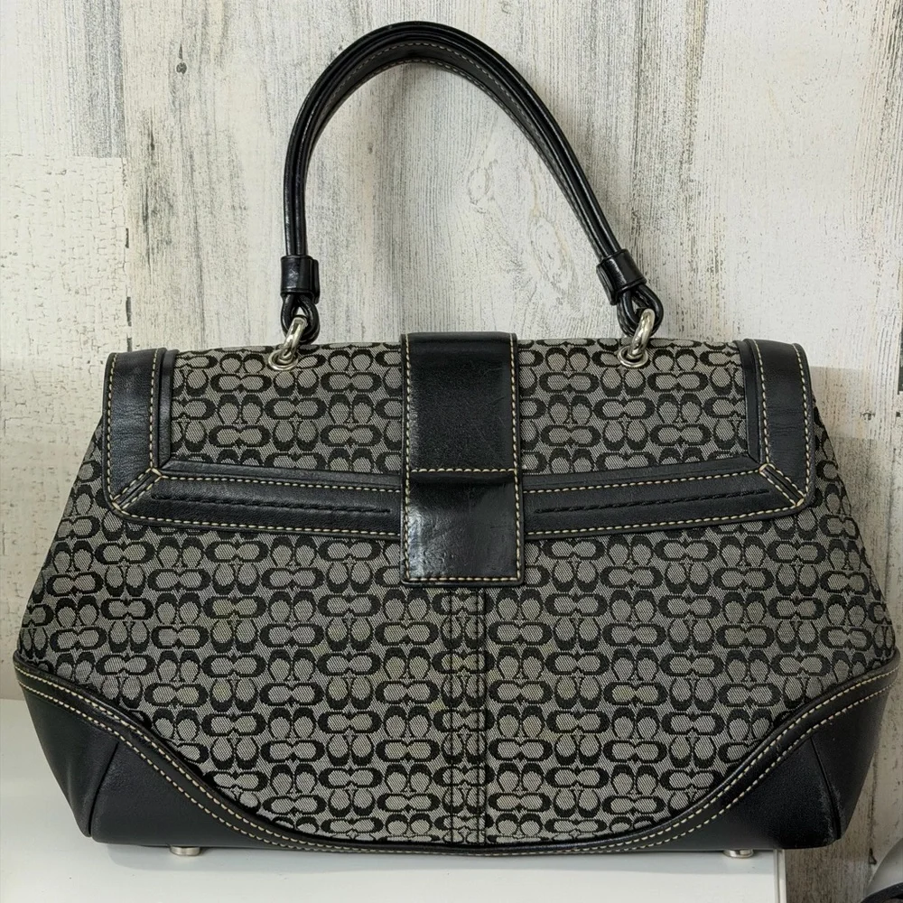 Vintage‎ Coach Soho Signature C Top Handle Bag - Picture 2 of 12